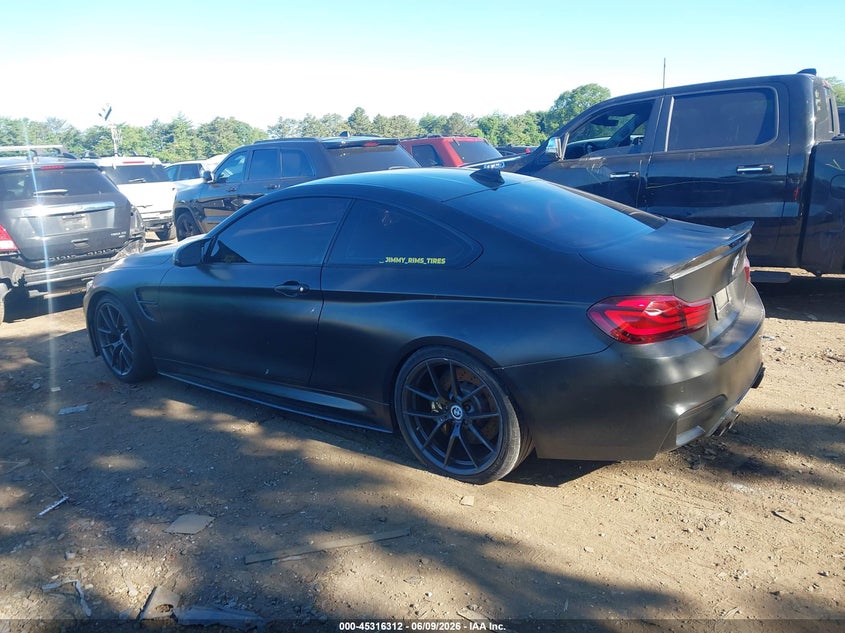 2015 BMW M4 VIN WBS3R9C55FK329507 IAAI salvage auction — WATER/FLOOD, Salvage Title, sold $11,250 on 2026-08-04 (photo 3)