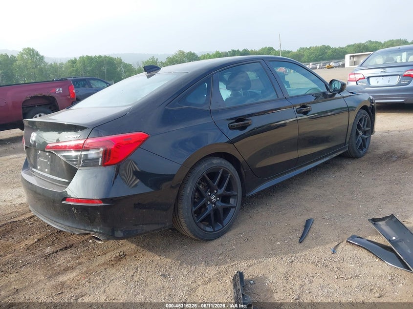 2023 Honda Civic VIN 2HGFE2F52PH520637 IAAI salvage auction — FRONT END, Salvage Title, sold $3,250 on 2026-07-23 (photo 4)