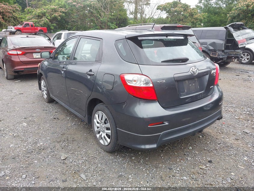 2009 Toyota Matrix VIN 2T1LE40E09C006787 IAAI salvage auction — FRONT END, Salvage (Georgia), sold $925 on 2026-07-09 (photo 3)