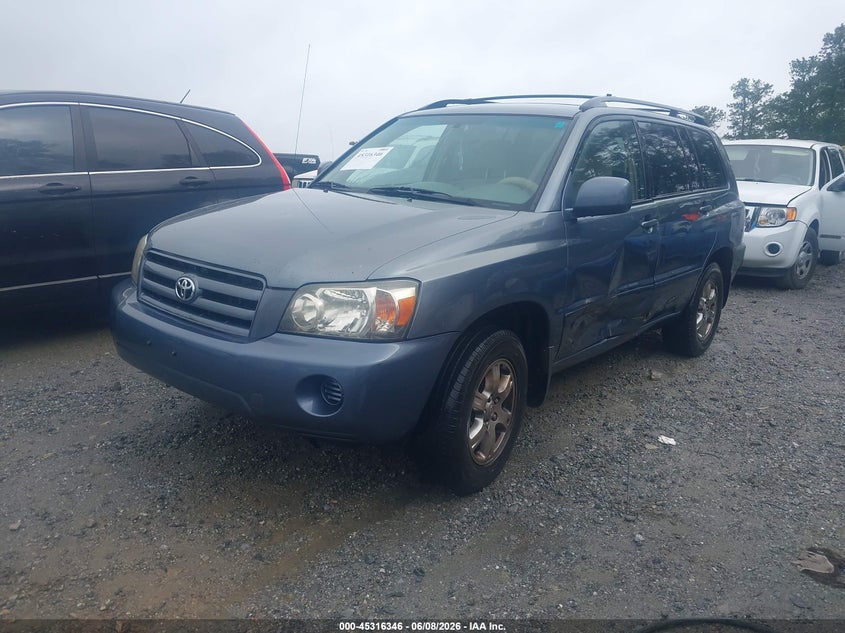 2004 Toyota Highlander VIN JTEDP21A240034345 IAAI salvage auction — LEFT SIDE, Repossession Paperwork (Georgia), sold $1,025 on 2026-07-14 (photo 2)
