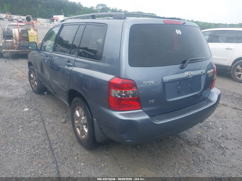 2004 Toyota Highlander VIN JTEDP21A240034345 IAAI salvage auction — LEFT SIDE, Repossession Paperwork (Georgia), sold $1,025 on 2026-07-14 (photo 3)
