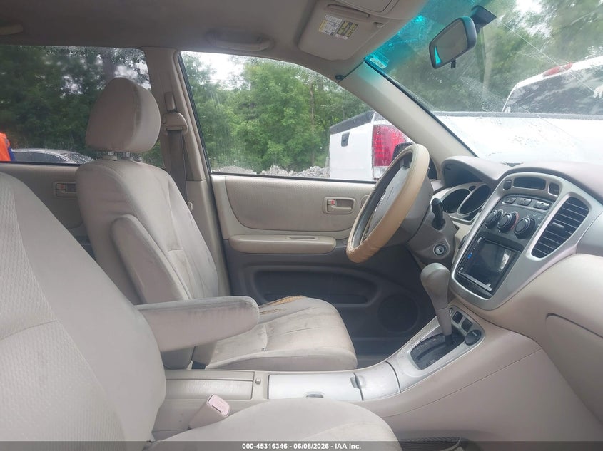 2004 Toyota Highlander VIN JTEDP21A240034345 IAAI salvage auction — LEFT SIDE, Repossession Paperwork (Georgia), sold $1,025 on 2026-07-14 (photo 5)