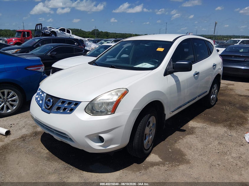 2012 Nissan Rogue VIN JN8AS5MT1CW290805 IAAI salvage auction — RIGHT SIDE, Clear (Oklahoma), sold $25 on 2026-07-21 (photo 2)