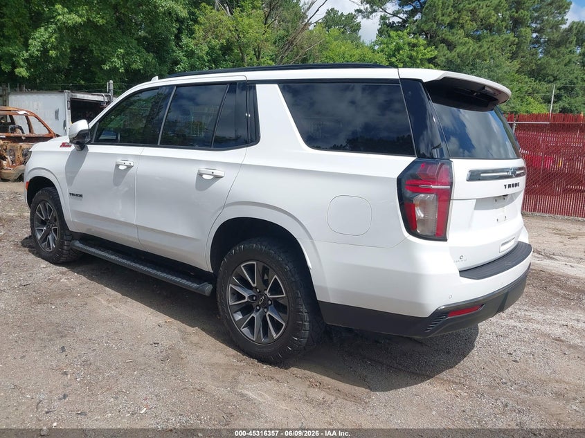 2022 Chevrolet Tahoe VIN 1GNSKPKD5NR340573 IAAI salvage auction — FRONT END, Salvage (Texas), sold $23,000 on 2026-08-27 (photo 3)