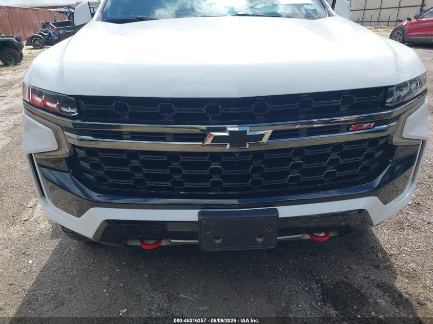 2022 Chevrolet Tahoe VIN 1GNSKPKD5NR340573 IAAI salvage auction — FRONT END, Salvage (Texas), sold $23,000 on 2026-08-27 (photo 6)