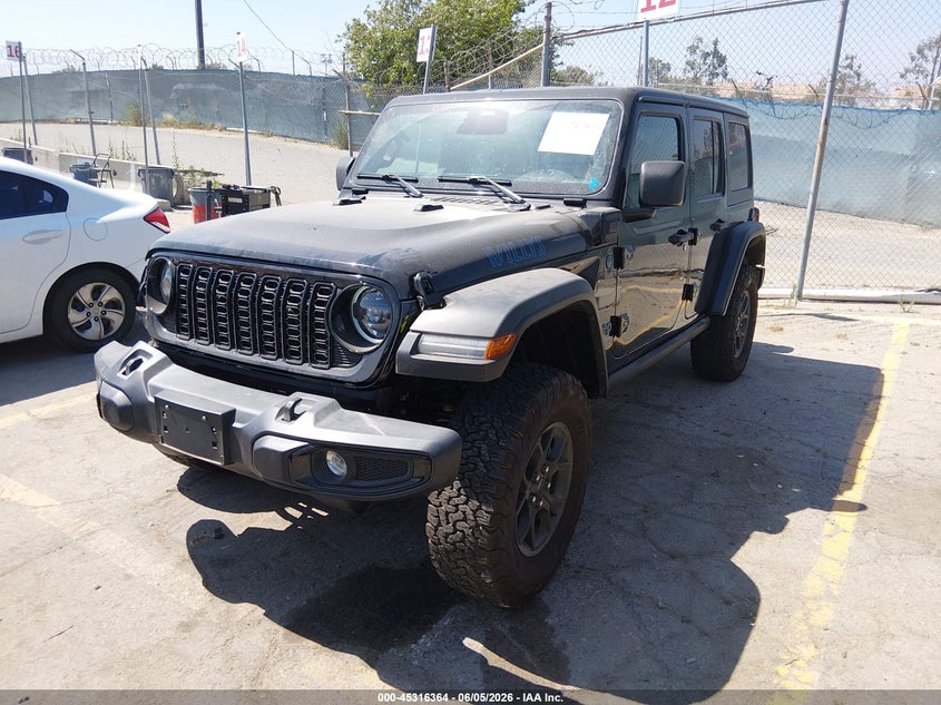2025 Jeep Grand wagoneer VIN 1C4RJXN61SW578778 IAAI salvage auction — RIGHT FRONT, Wait Title, sold $18,300 on 2026-08-01 (photo 2)