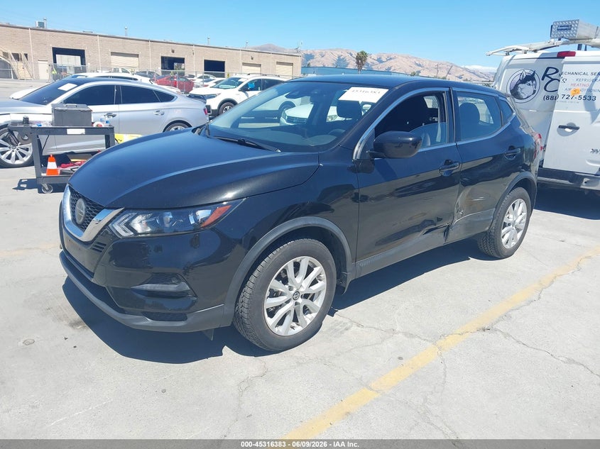 2021 Nissan Rogue VIN JN1BJ1AW3MW422638 IAAI salvage auction — LEFT SIDE, Salvage Title, sold $3,900 on 2026-07-13 (photo 2)