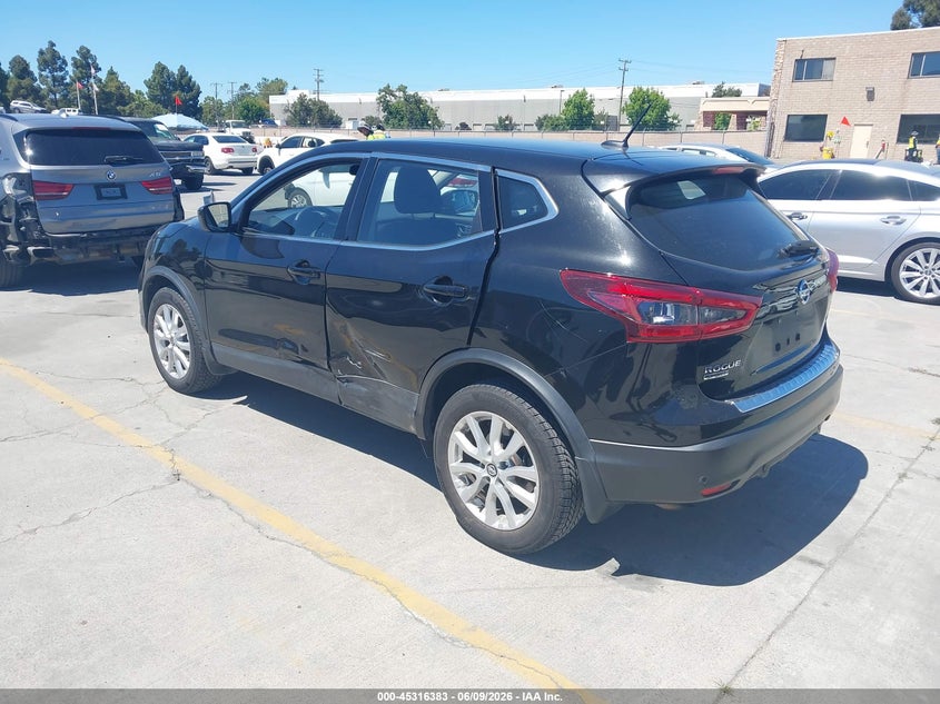 2021 Nissan Rogue VIN JN1BJ1AW3MW422638 IAAI salvage auction — LEFT SIDE, Salvage Title, sold $3,900 on 2026-07-13 (photo 3)