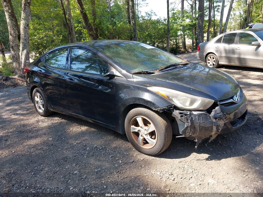 2014 Hyundai Elantra VIN KMHDH4AE7EU218699 IAAI salvage auction — NORMAL WEAR, Clear (Virginia), sold $400 on 2026-07-07 (photo 1)