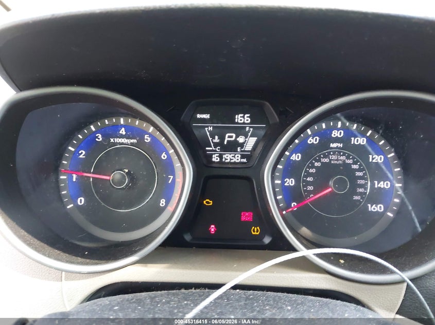 2014 Hyundai Elantra VIN KMHDH4AE7EU218699 IAAI salvage auction — NORMAL WEAR, Clear (Virginia), sold $400 on 2026-07-07 (photo 7)