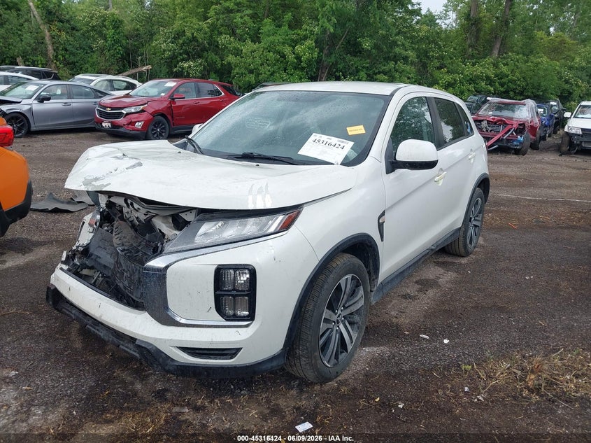 2020 Mitsubishi Outlander VIN JA4AP3AU6LU014317 IAAI salvage auction — FRONT END, Salvage (Ohio), sold $2,050 on 2026-07-28 (photo 2)