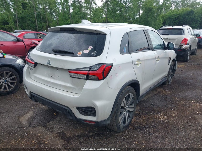 2020 Mitsubishi Outlander VIN JA4AP3AU6LU014317 IAAI salvage auction — FRONT END, Salvage (Ohio), sold $2,050 on 2026-07-28 (photo 4)