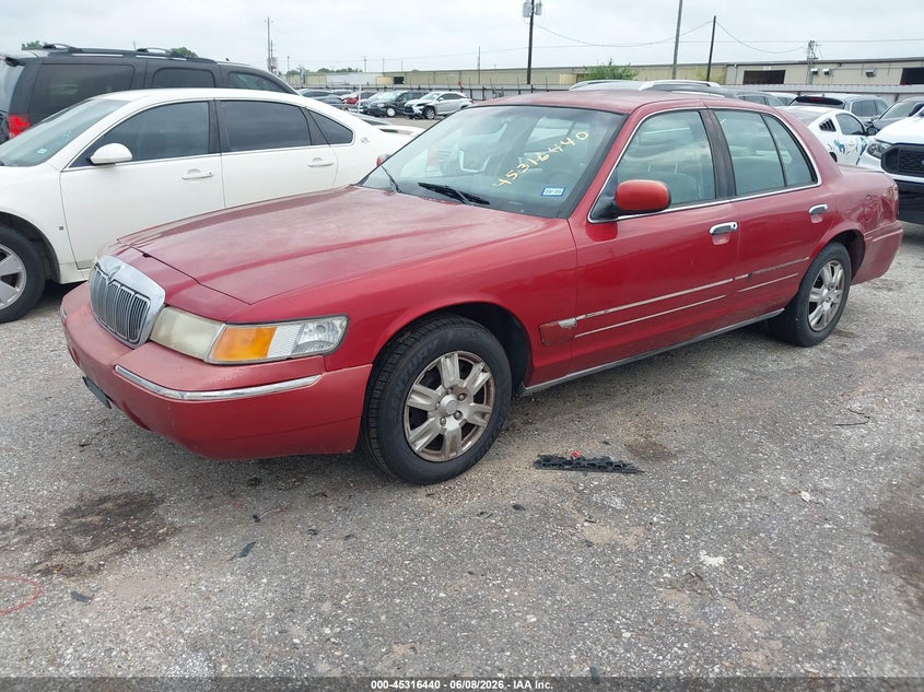 2001 Mercury Grand marquis VIN 2MEFM74W91X603701 IAAI salvage auction — NORMAL WEAR, Original (Texas), sold $325 on 2026-07-22 (photo 2)