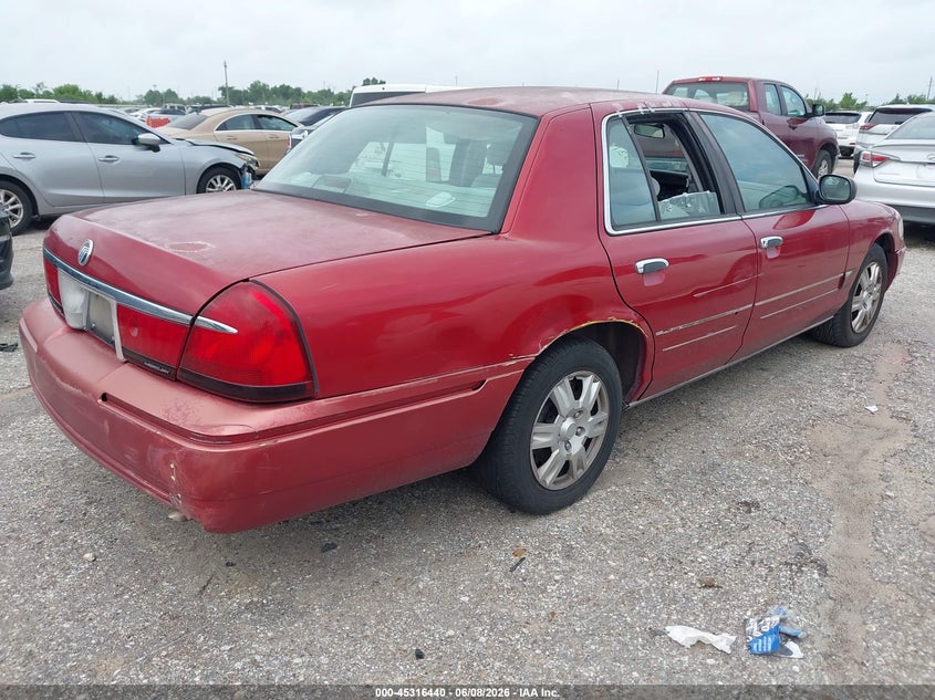 2001 Mercury Grand marquis VIN 2MEFM74W91X603701 IAAI salvage auction — NORMAL WEAR, Original (Texas), sold $325 on 2026-07-22 (photo 4)