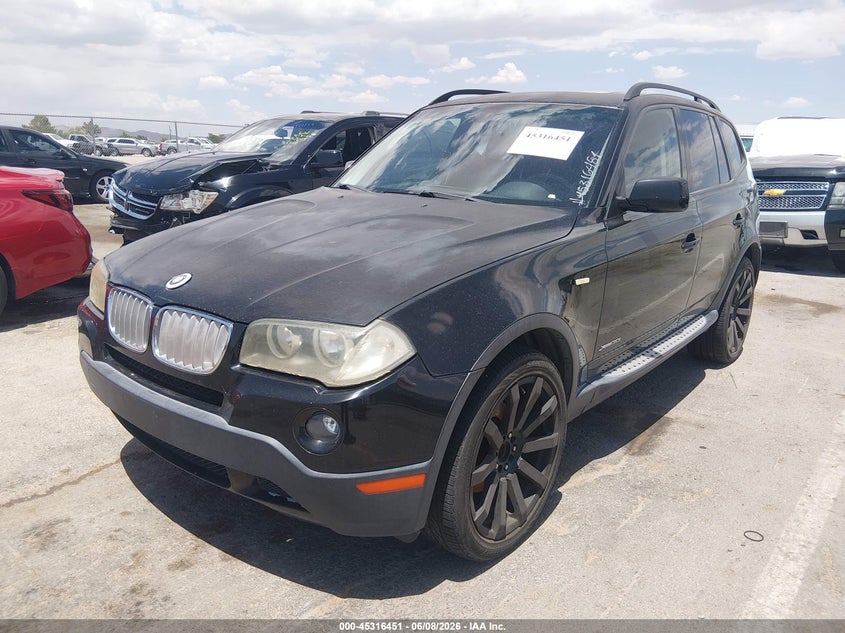 2009 BMW X3 VIN WBXPC934X9WJ28297 IAAI salvage auction — NORMAL WEAR, Clear (New Mexico), sold $425 on 2026-07-22 (photo 2)