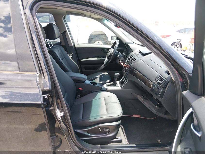 2009 BMW X3 VIN WBXPC934X9WJ28297 IAAI salvage auction — NORMAL WEAR, Clear (New Mexico), sold $425 on 2026-07-22 (photo 5)