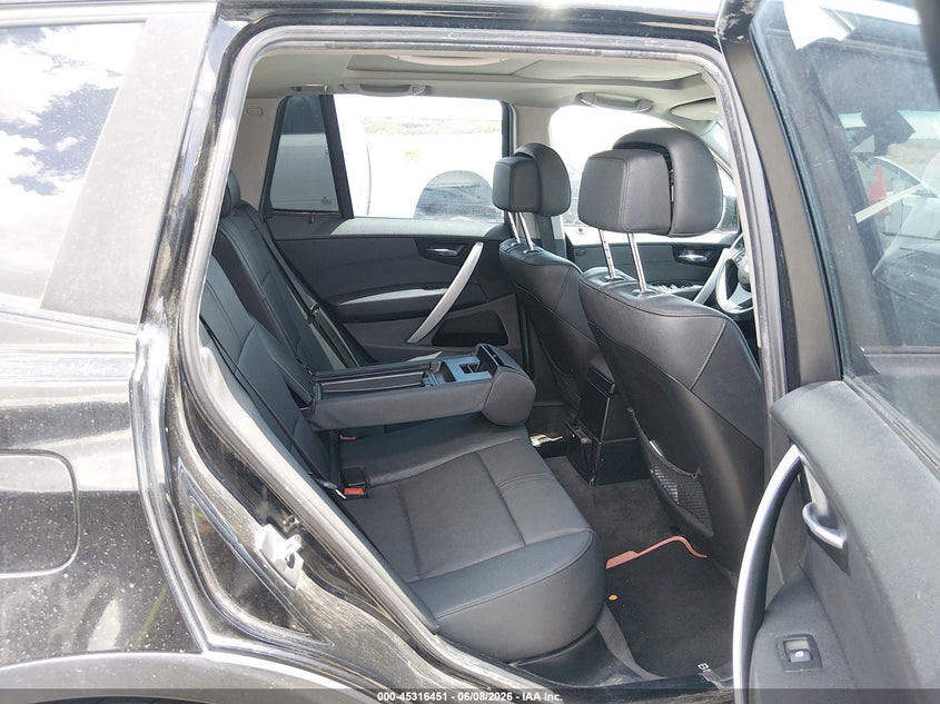 2009 BMW X3 VIN WBXPC934X9WJ28297 IAAI salvage auction — NORMAL WEAR, Clear (New Mexico), sold $425 on 2026-07-22 (photo 8)