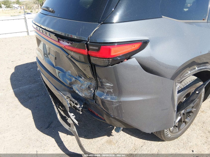 2024 Lexus Tx VIN 5TDAAAA66RS010861 IAAI salvage auction — RIGHT REAR, Wait Title, sold $22,100 on 2026-08-25 (photo 6)