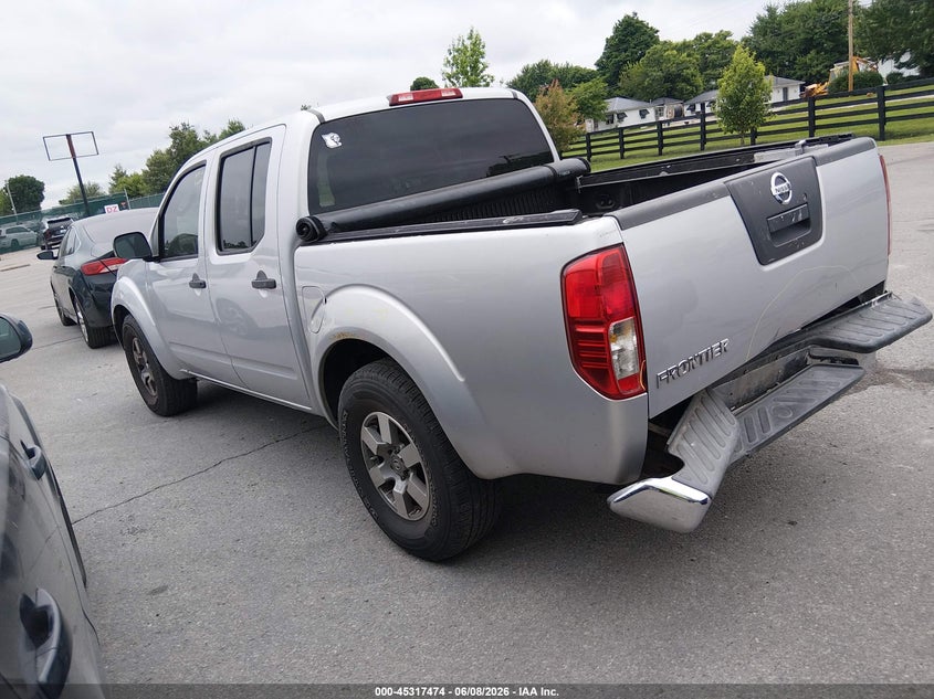 2011 Nissan Frontier VIN 1N6AD0ER2BC401595 IAAI salvage auction — REAR END, Salvage (Kentucky), sold $1,150 on 2026-07-10 (photo 3)