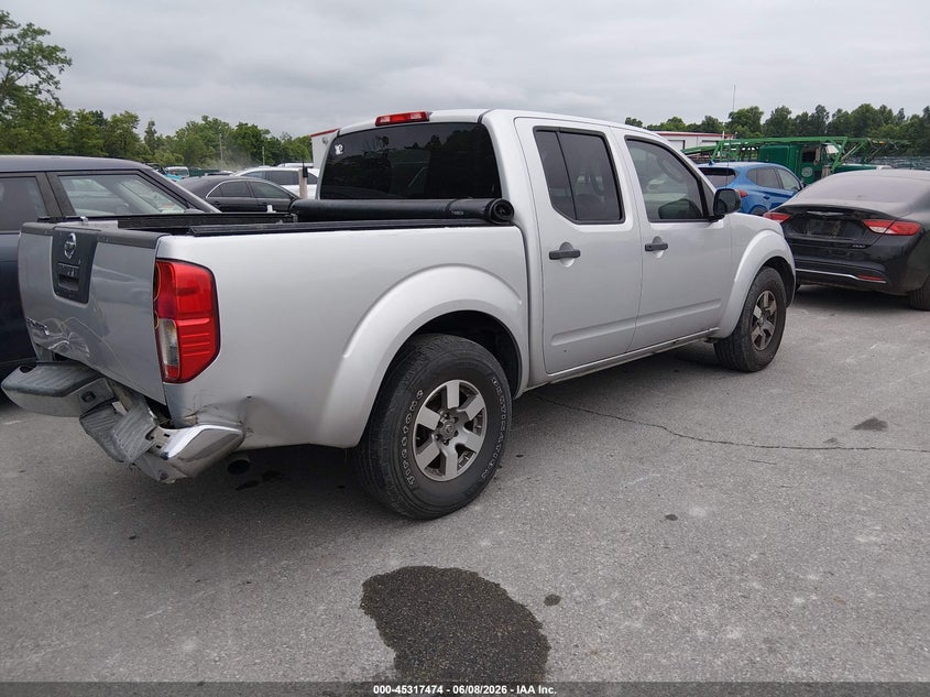 2011 Nissan Frontier VIN 1N6AD0ER2BC401595 IAAI salvage auction — REAR END, Salvage (Kentucky), sold $1,150 on 2026-07-10 (photo 4)