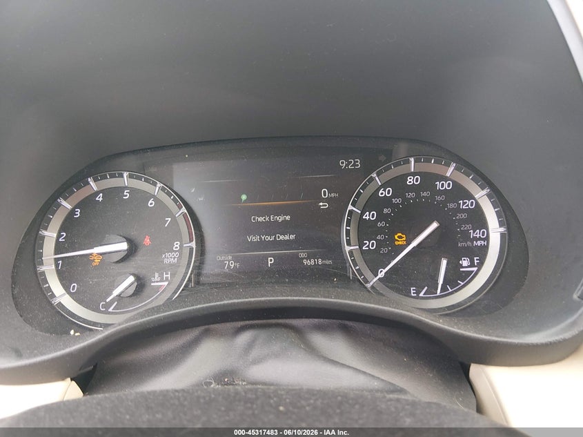 2020 Toyota Highlander VIN 5TDYZRAH2LS010306 IAAI salvage auction — FRONT END, Salvage (Kentucky), sold $12,125 on 2026-07-20 (photo 7)