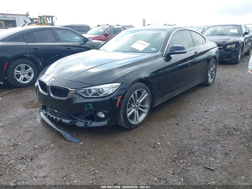 2016 BMW 4er VIN WBA3N7C55GK228599 IAAI salvage auction — FRONT END, Salvage Title, sold $4,100 on 2026-07-21 (photo 2)