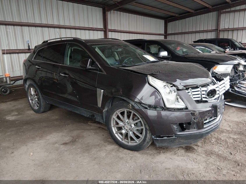 2015 Cadillac Srx VIN 3GYFNDE33FS612789 IAAI salvage auction — FRONT END, Certificate Of Title (Nebraska), sold $550 on 2026-08-19 (photo 1)