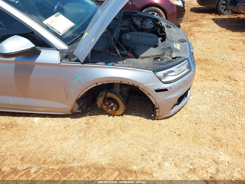 2018 Audi Q5 VIN WA1ANAFY3J2083920 IAAI salvage auction — FRONT END, Wait Title, sold $3,850 on 2026-08-24 (photo 6)