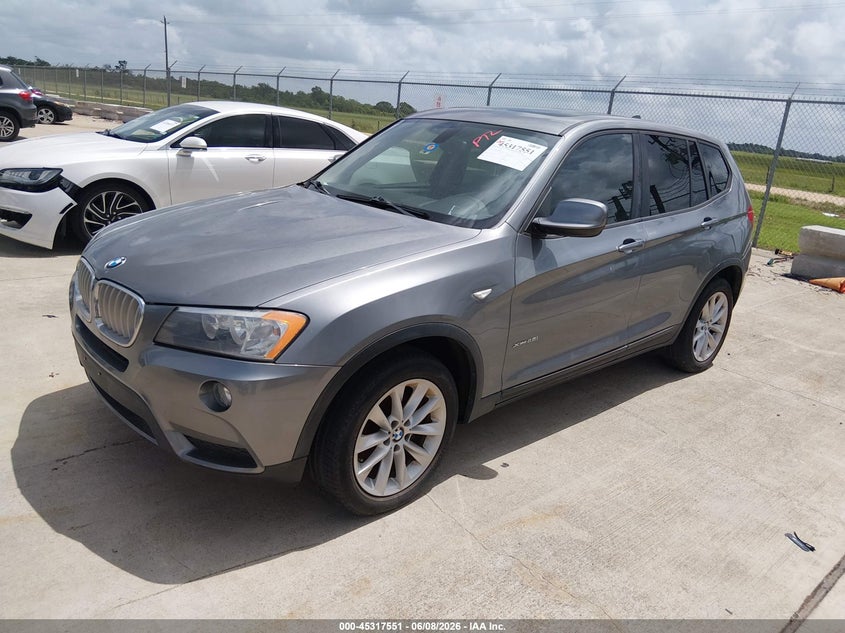 2013 BMW X3 VIN 5UXWX9C52D0A21067 IAAI salvage auction — NORMAL WEAR, Original (Texas), sold $825 on 2026-07-24 (photo 2)
