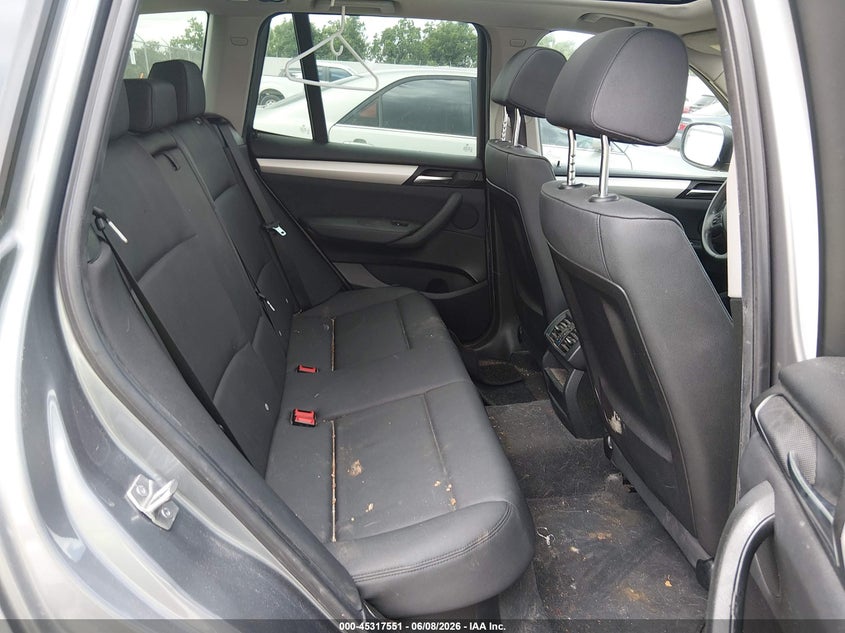 2013 BMW X3 VIN 5UXWX9C52D0A21067 IAAI salvage auction — NORMAL WEAR, Original (Texas), sold $825 on 2026-07-24 (photo 8)