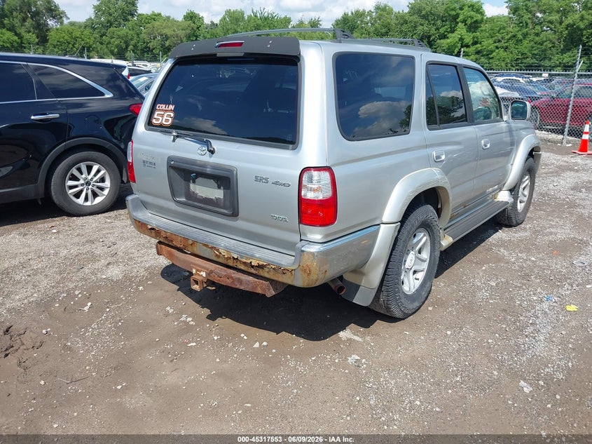 2001 Toyota 4runner VIN JT3HN86R710351003 IAAI salvage auction — NORMAL WEAR, Clear (Illinois), sold $1,575 on 2026-07-27 (photo 4)