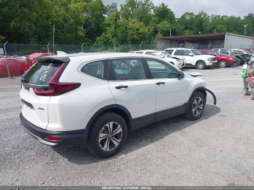 2020 Honda Cr-v VIN 7FARW2H28LE005142 IAAI salvage auction — FRONT END, Salvage (Virginia), sold $6,000 on 2026-07-28 (photo 4)
