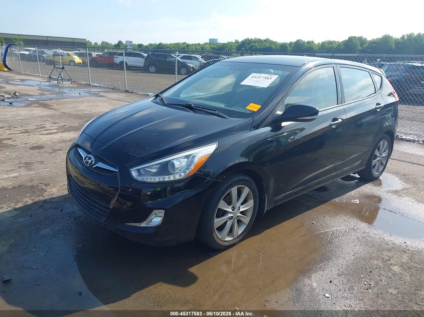 2014 Hyundai Accent VIN KMHCU5AEXEU177711 IAAI salvage auction — THEFT, Salvage (Ohio), sold $2,550 on 2026-07-14 (photo 2)