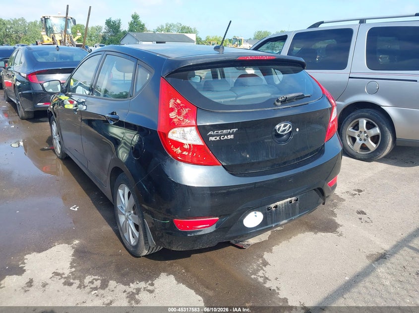2014 Hyundai Accent VIN KMHCU5AEXEU177711 IAAI salvage auction — THEFT, Salvage (Ohio), sold $2,550 on 2026-07-14 (photo 3)