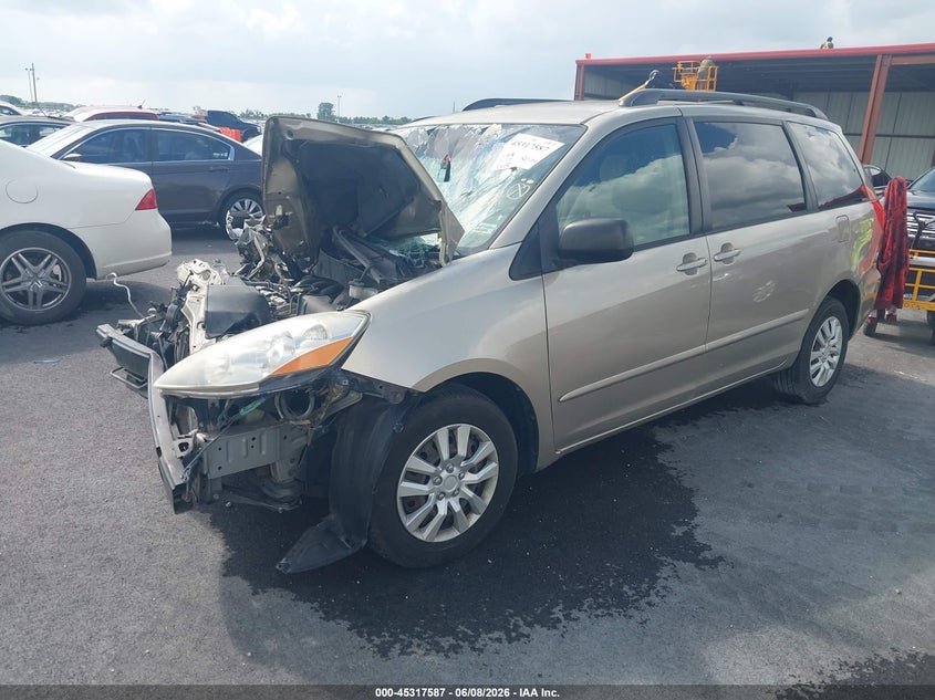 2006 Toyota Sienna VIN 5TDZA23C96S472662 IAAI salvage auction — FRONT END, Salvage (Illinois), sold $350 on 2026-07-21 (photo 2)