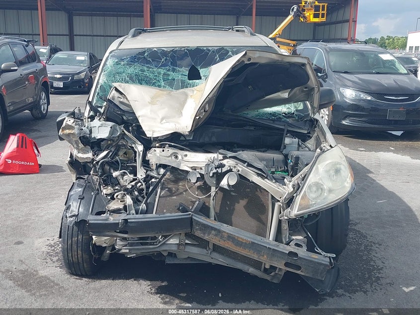 2006 Toyota Sienna VIN 5TDZA23C96S472662 IAAI salvage auction — FRONT END, Salvage (Illinois), sold $350 on 2026-07-21 (photo 6)