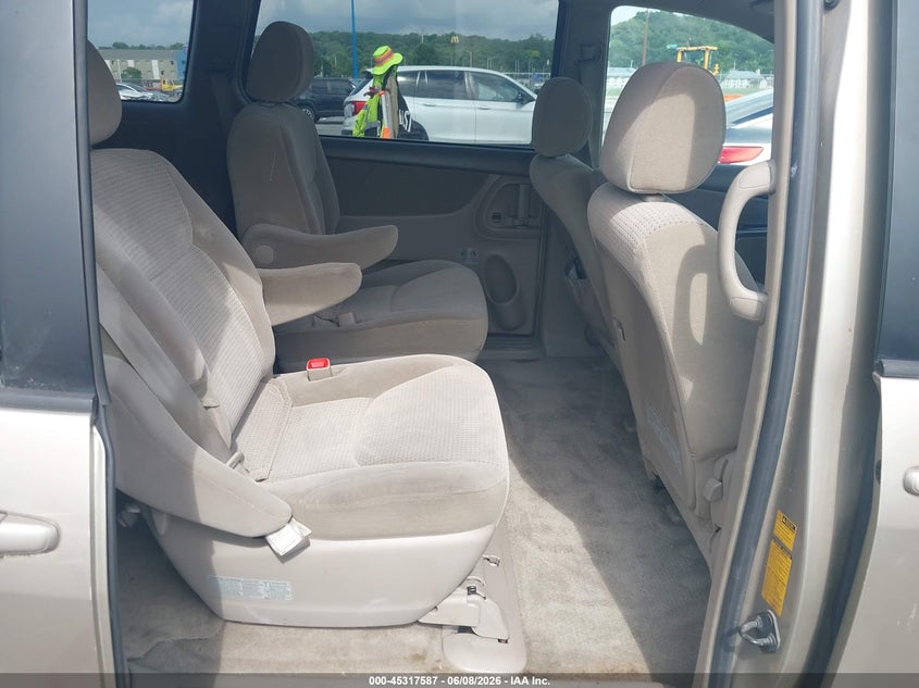 2006 Toyota Sienna VIN 5TDZA23C96S472662 IAAI salvage auction — FRONT END, Salvage (Illinois), sold $350 on 2026-07-21 (photo 8)