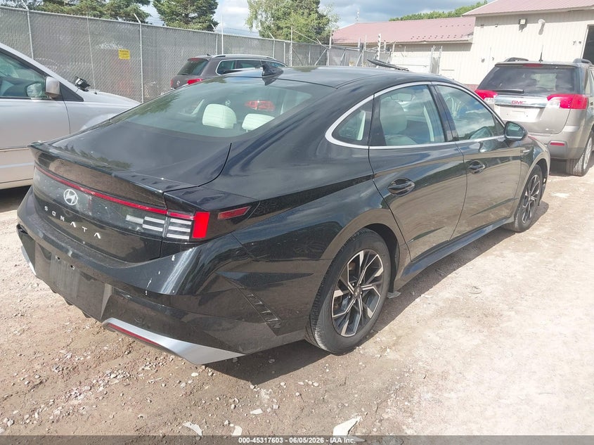 2025 Hyundai Sonata VIN KMHL64JA9SA468151 IAAI salvage auction — LEFT REAR, Enterprise Vehicles Clear Only (Florida), sold $10,550 on 2026-07-07 (photo 4)