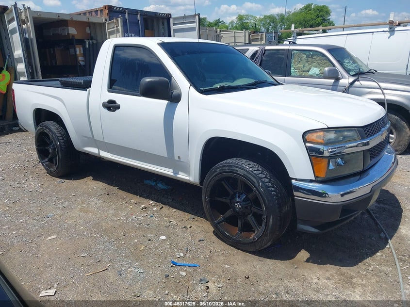2007 Chevrolet Colorado VIN 1GCCS149478148170 IAAI salvage auction — NORMAL WEAR, Clear (Tennessee), sold $1,525 on 2026-07-09 (photo 1)