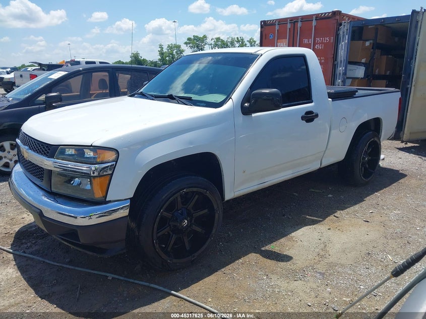 2007 Chevrolet Colorado VIN 1GCCS149478148170 IAAI salvage auction — NORMAL WEAR, Clear (Tennessee), sold $1,525 on 2026-07-09 (photo 2)
