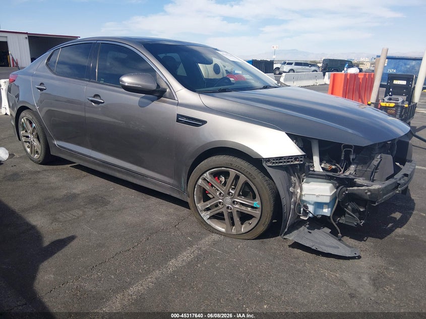 2013 Kia Optima VIN 5XXGR4A60DG198128 IAAI salvage auction — FRONT END, Salvage (Nevada), sold $450 on 2026-07-24 (photo 1)