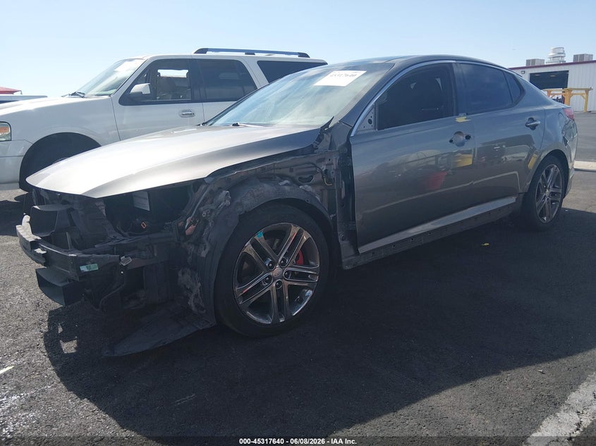 2013 Kia Optima VIN 5XXGR4A60DG198128 IAAI salvage auction — FRONT END, Salvage (Nevada), sold $450 on 2026-07-24 (photo 2)