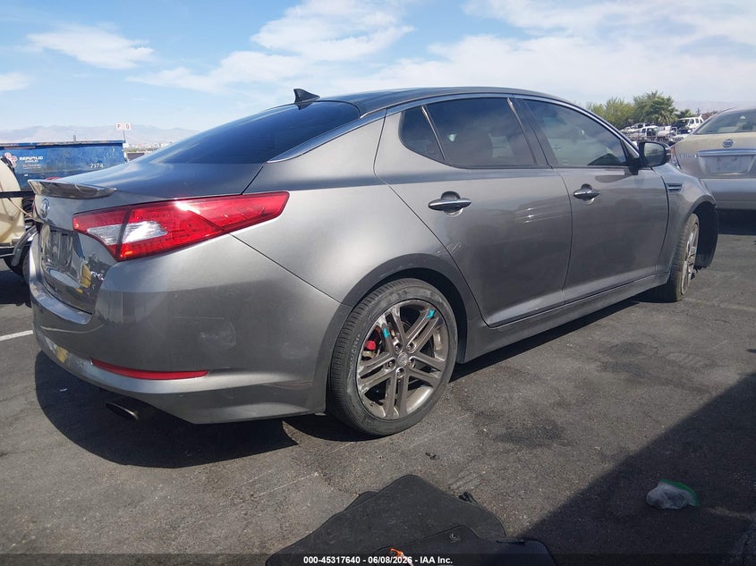 2013 Kia Optima VIN 5XXGR4A60DG198128 IAAI salvage auction — FRONT END, Salvage (Nevada), sold $450 on 2026-07-24 (photo 4)