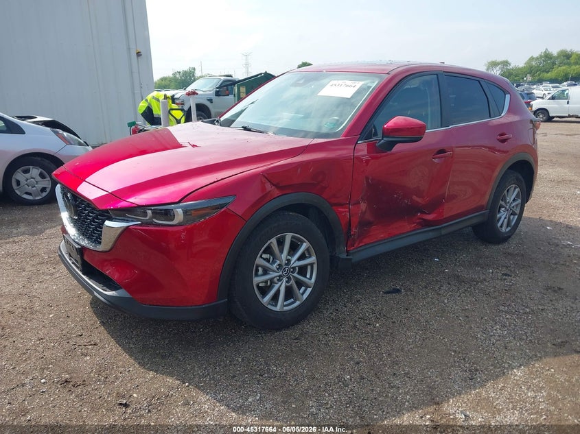 2023 Mazda Cx-5 VIN JM3KFBCM8P0140980 IAAI salvage auction — LEFT SIDE, Salvage Title, sold $5,000 on 2026-07-22 (photo 2)
