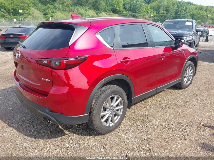 2023 Mazda Cx-5 VIN JM3KFBCM8P0140980 IAAI salvage auction — LEFT SIDE, Salvage Title, sold $5,000 on 2026-07-22 (photo 4)