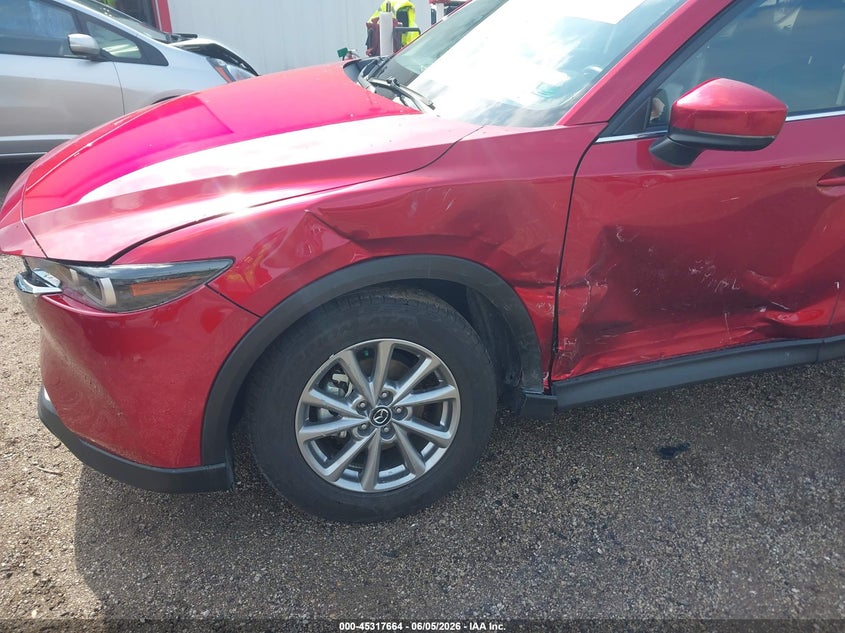 2023 Mazda Cx-5 VIN JM3KFBCM8P0140980 IAAI salvage auction — LEFT SIDE, Salvage Title, sold $5,000 on 2026-07-22 (photo 6)