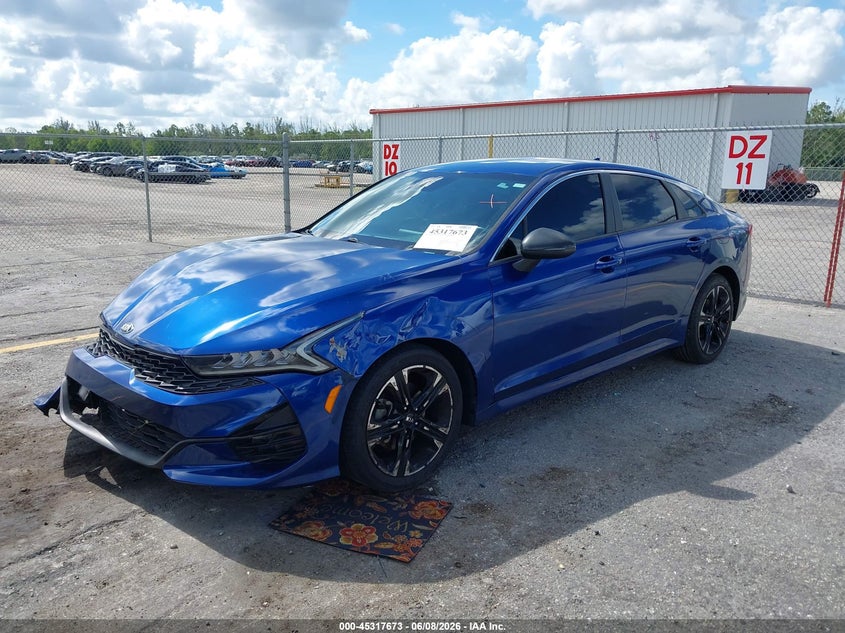 2021 Kia K5 VIN 5XXG64J23MG003533 IAAI salvage auction — FRONT END, Salvage Title, sold $4,350 on 2026-07-20 (photo 2)