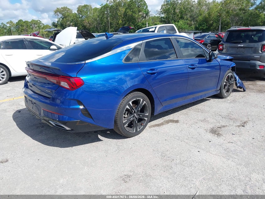 2021 Kia K5 VIN 5XXG64J23MG003533 IAAI salvage auction — FRONT END, Salvage Title, sold $4,350 on 2026-07-20 (photo 4)
