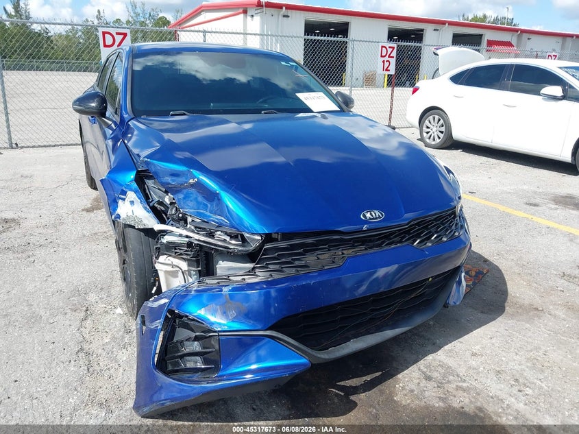 2021 Kia K5 VIN 5XXG64J23MG003533 IAAI salvage auction — FRONT END, Salvage Title, sold $4,350 on 2026-07-20 (photo 6)