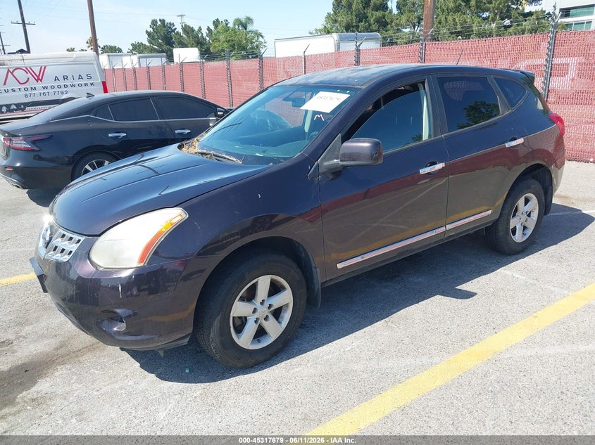 2013 Nissan Rogue VIN JN8AS5MV0DW118980 IAAI salvage auction — NORMAL WEAR, Clear - Dealer Only (California), sold $675 on 2026-08-01 (photo 2)